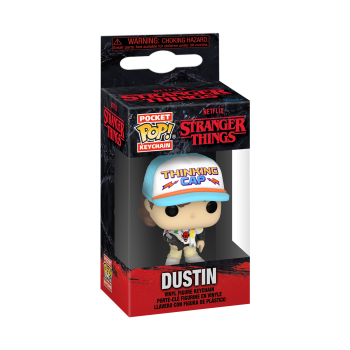 Funko POP Pocket! Vinyl Schlüsselanhänger - Stranger Things S4 Dustin - 4cm